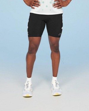 On Running Marathon Tight Distance Shorts Herr Svarta | SE_ON8292