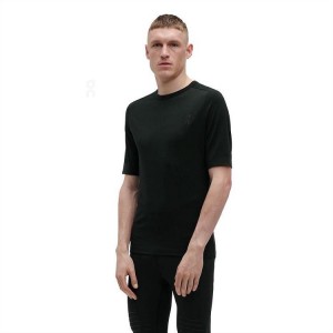 On Running Merino-T T-shirts Herr Svarta | SE_ON8362