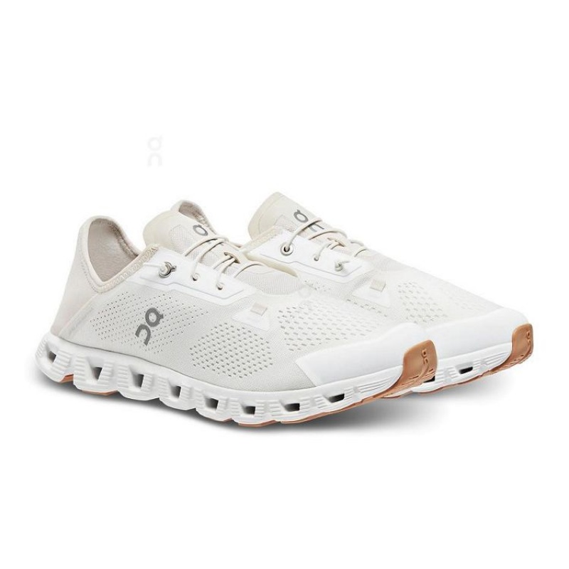 On Running Cloud 5 Coast Sneakers Herr Vita Beige | SE_ON8037