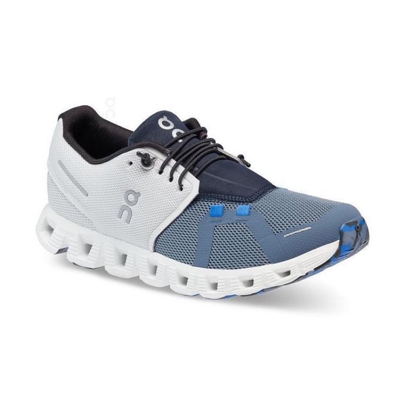 On Running Cloud 5 Fuse Sneakers Dam Vita Blå | SE_ON8124