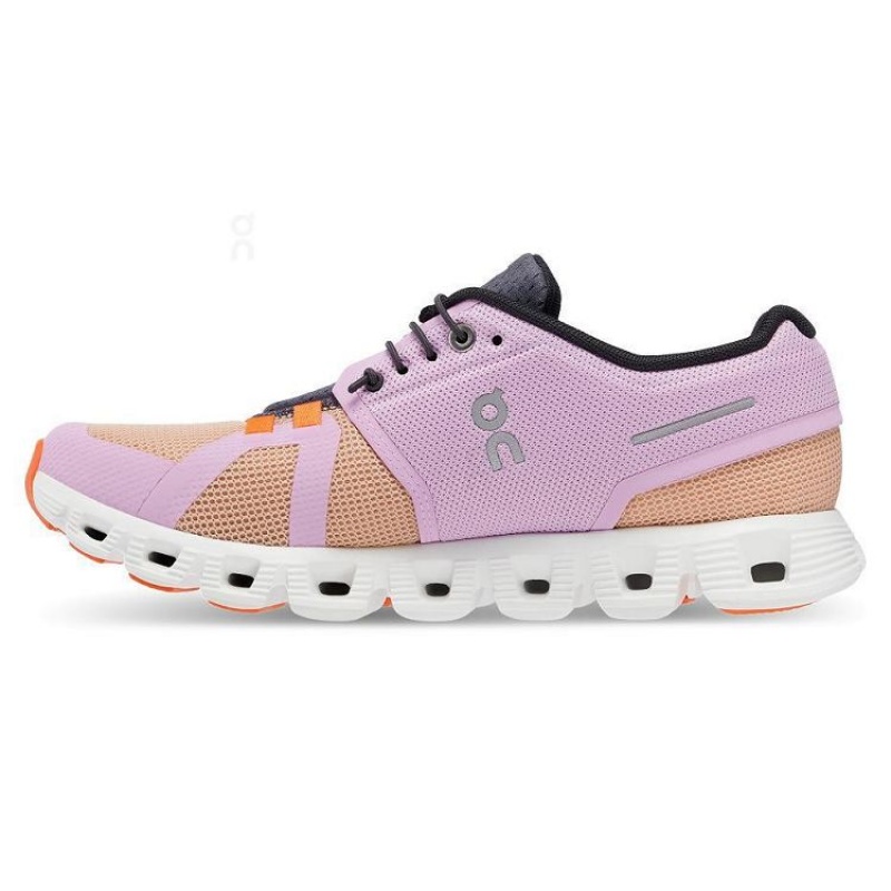 On Running Cloud 5 Push Sneakers Dam Lila Orange | SE_ON8924