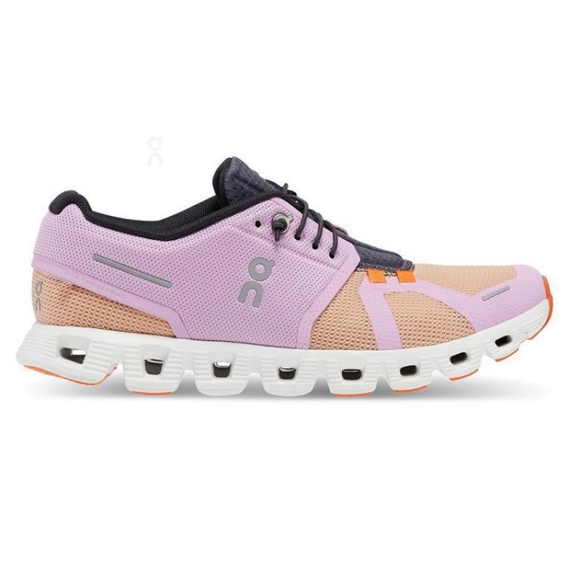 On Running Cloud 5 Push Sneakers Dam Lila Orange | SE_ON8924