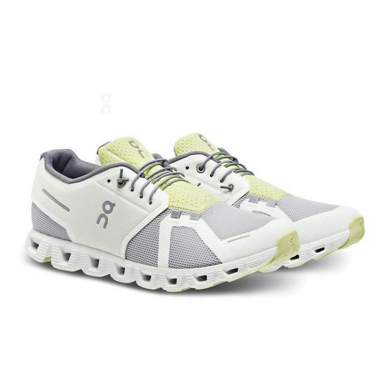 On Running Cloud 5 Push Sneakers Herr Grå Gula | SE_ON8340