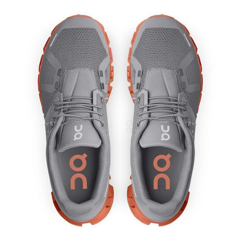 On Running Cloud 5 Sneakers Herr Grå Orange | SE_ON9012