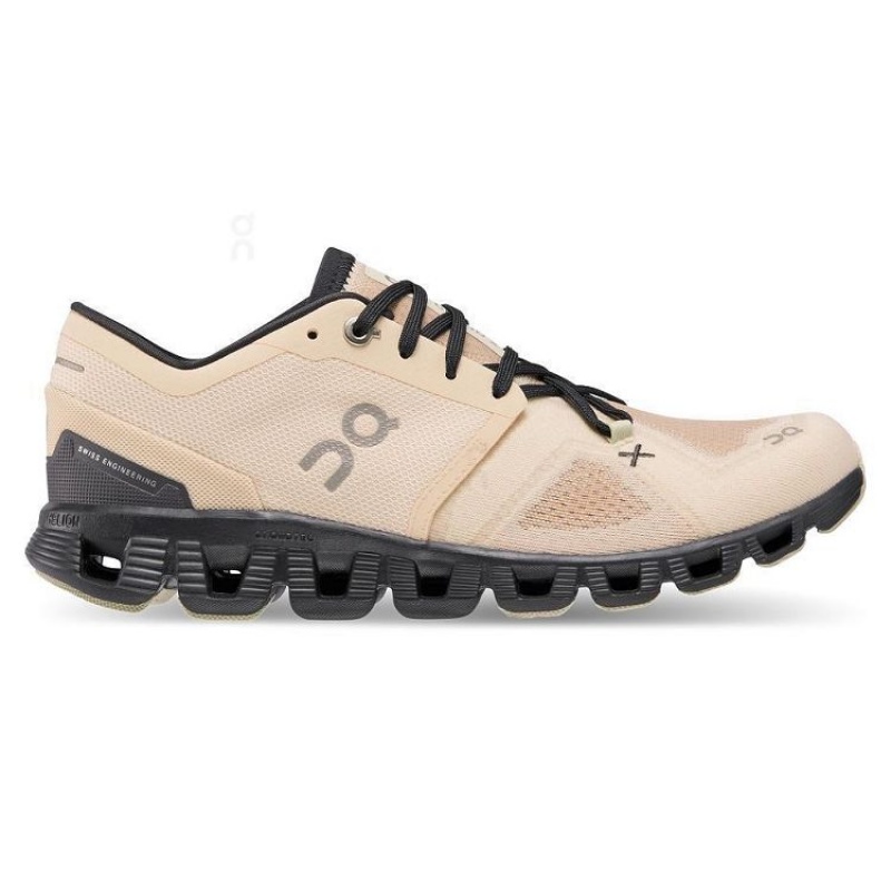 On Running Cloud X 3 Löparskor Dam Khaki | SE_ON8256