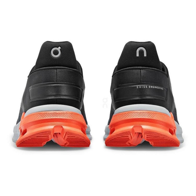 On Running Cloudnova Flux Sneakers Herr Svarta Orange | SE_ON8289