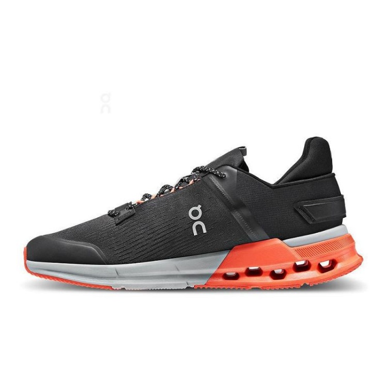 On Running Cloudnova Flux Sneakers Herr Svarta Orange | SE_ON8289