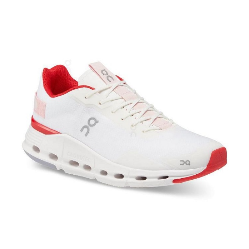 On Running Cloudnova Form Sneakers Dam Vita Röda | SE_ON8589