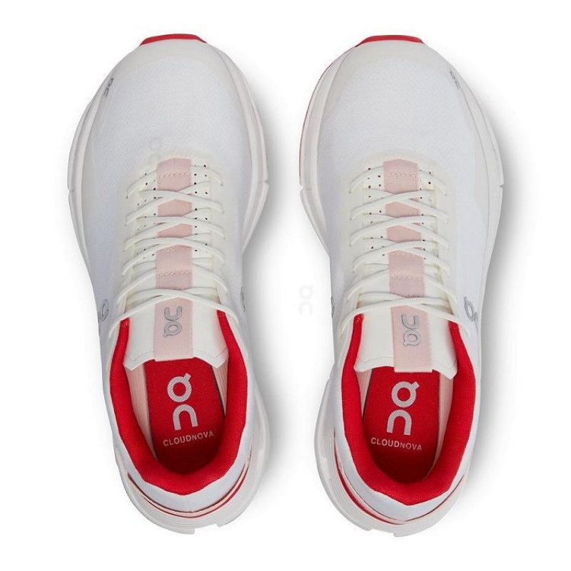 On Running Cloudnova Form Sneakers Dam Vita Röda | SE_ON8589