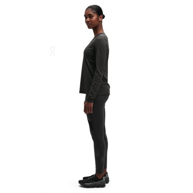 On Running Long Lumos Leggings Dam Svarta | SE_ON8373