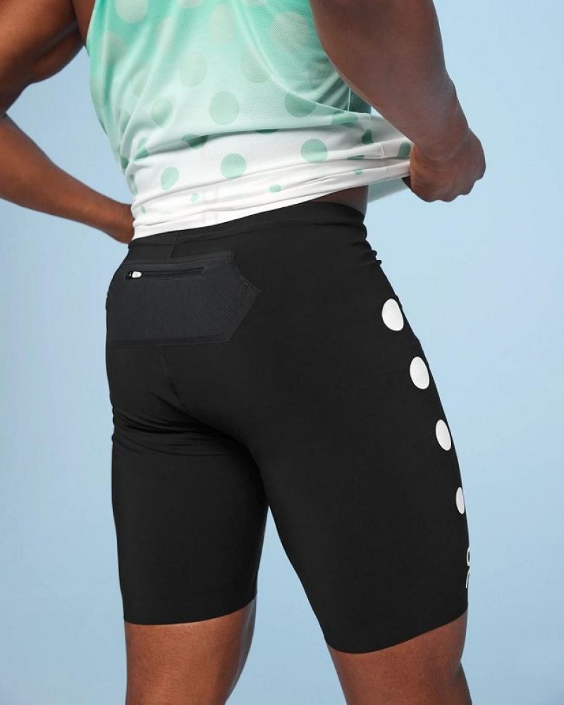 On Running Marathon Tight Distance Shorts Herr Svarta | SE_ON8292