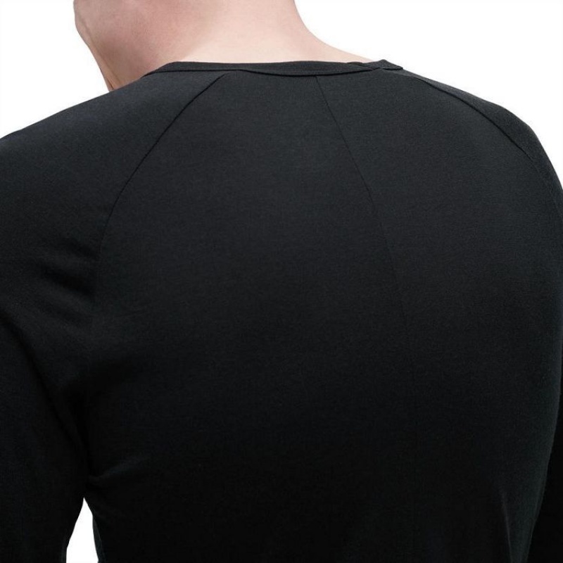 On Running Merino Long-T T-shirts Herr Svarta | SE_ON9063