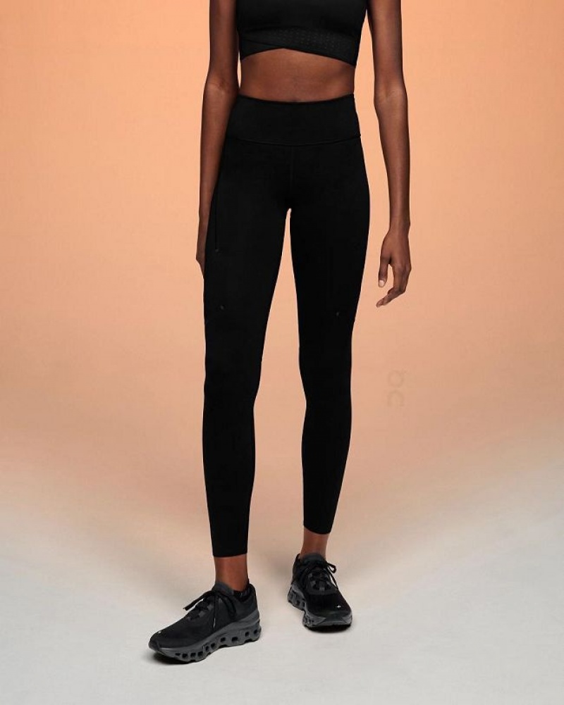 On Running Performance Leggings Dam Svarta | SE_ON8624