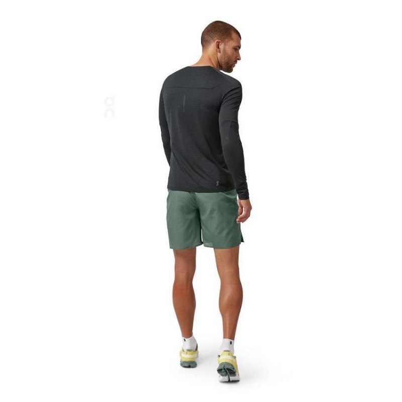 On Running Performance Long-T T-shirts Herr Svarta | SE_ON9030