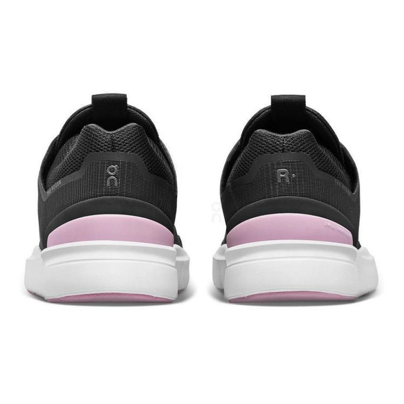 On Running THE ROGER Spin Sneakers Dam Svarta Rosa | SE_ON8607