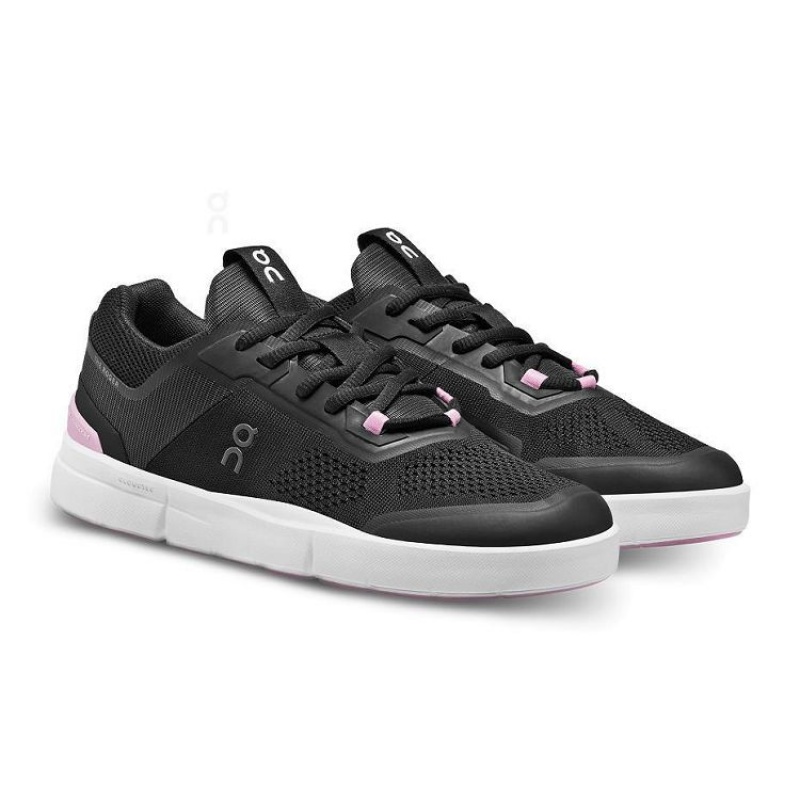 On Running THE ROGER Spin Sneakers Dam Svarta Rosa | SE_ON8607