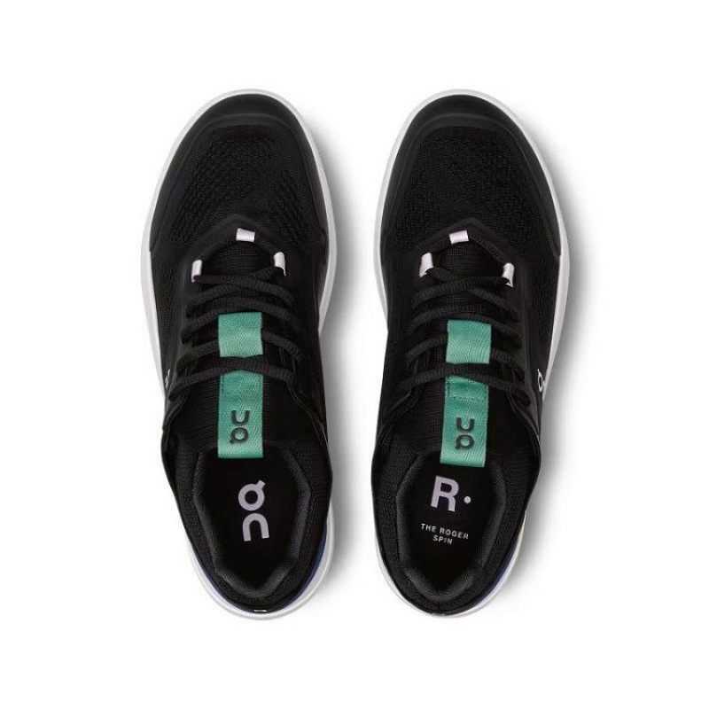 On Running THE ROGER Spin Sneakers Dam Svarta Blå | SE_ON8742