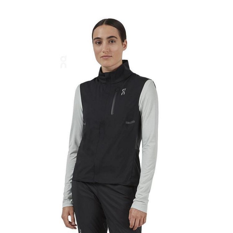 On Running Weather Vest Jackor Dam Svarta | SE_ON8616