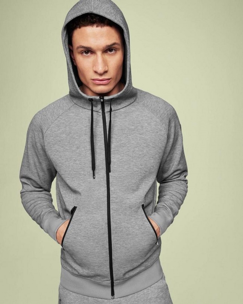 On Running Zipped Hoodies Herr Grå | SE_ON8664