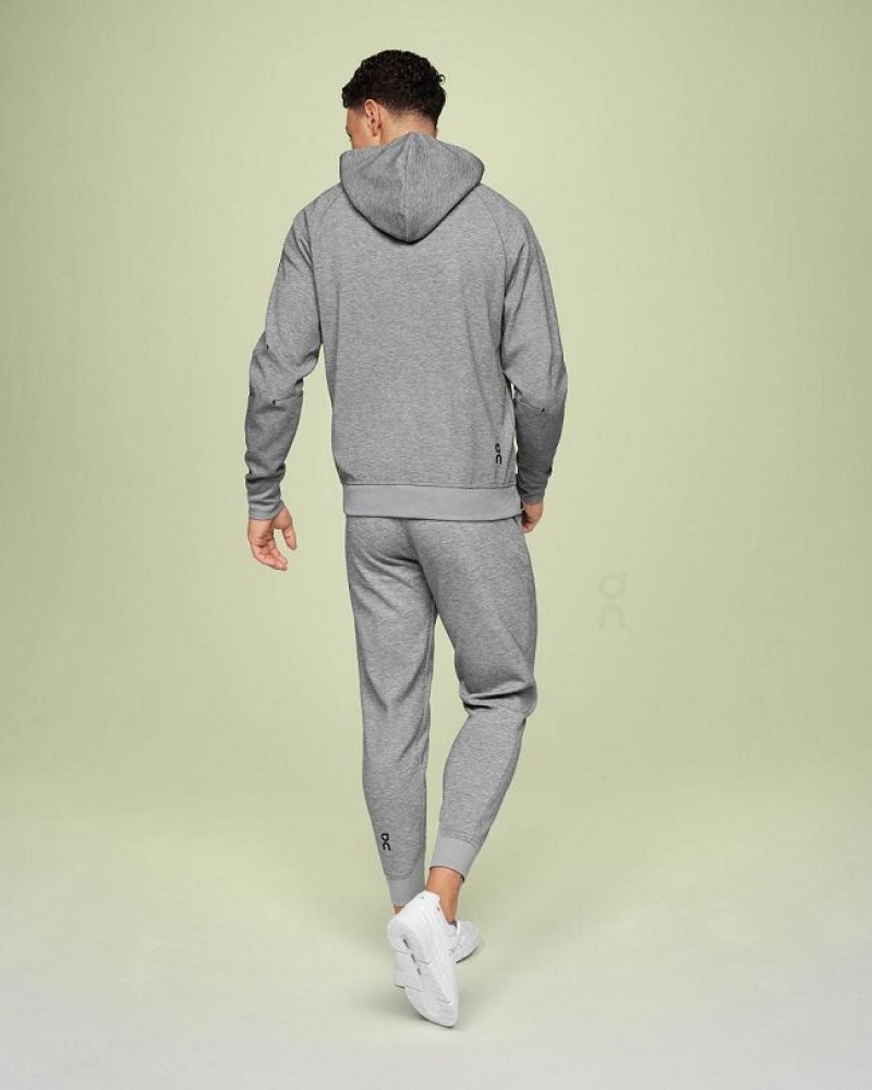 On Running Zipped Hoodies Herr Grå | SE_ON8664