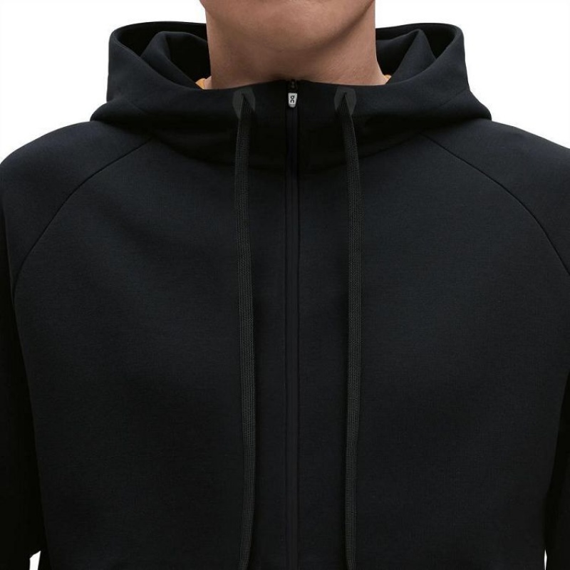 On Running Zipped Hoodies Herr Svarta | SE_ON9043